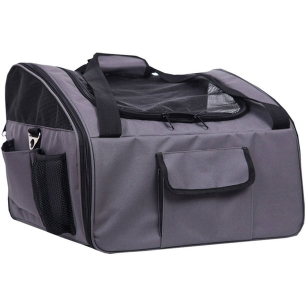 Iconic Pet Furrygo Luxury Pet Travel Backpack//Carrier Dark Grey